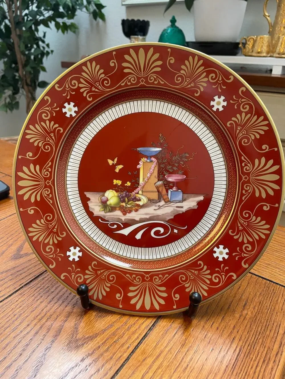 Limoges Royale Aux Papillons Prince Jérôme 10.25” Dinner Plate France